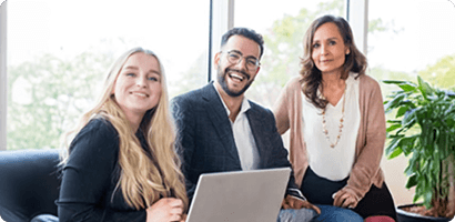 Image of a man pretending to call